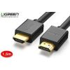 Cáp dữ liệu VIDEO HDMI 1.4 truyền âm thanh hình ảnh dài 1.5M Ugreen ( 60820)